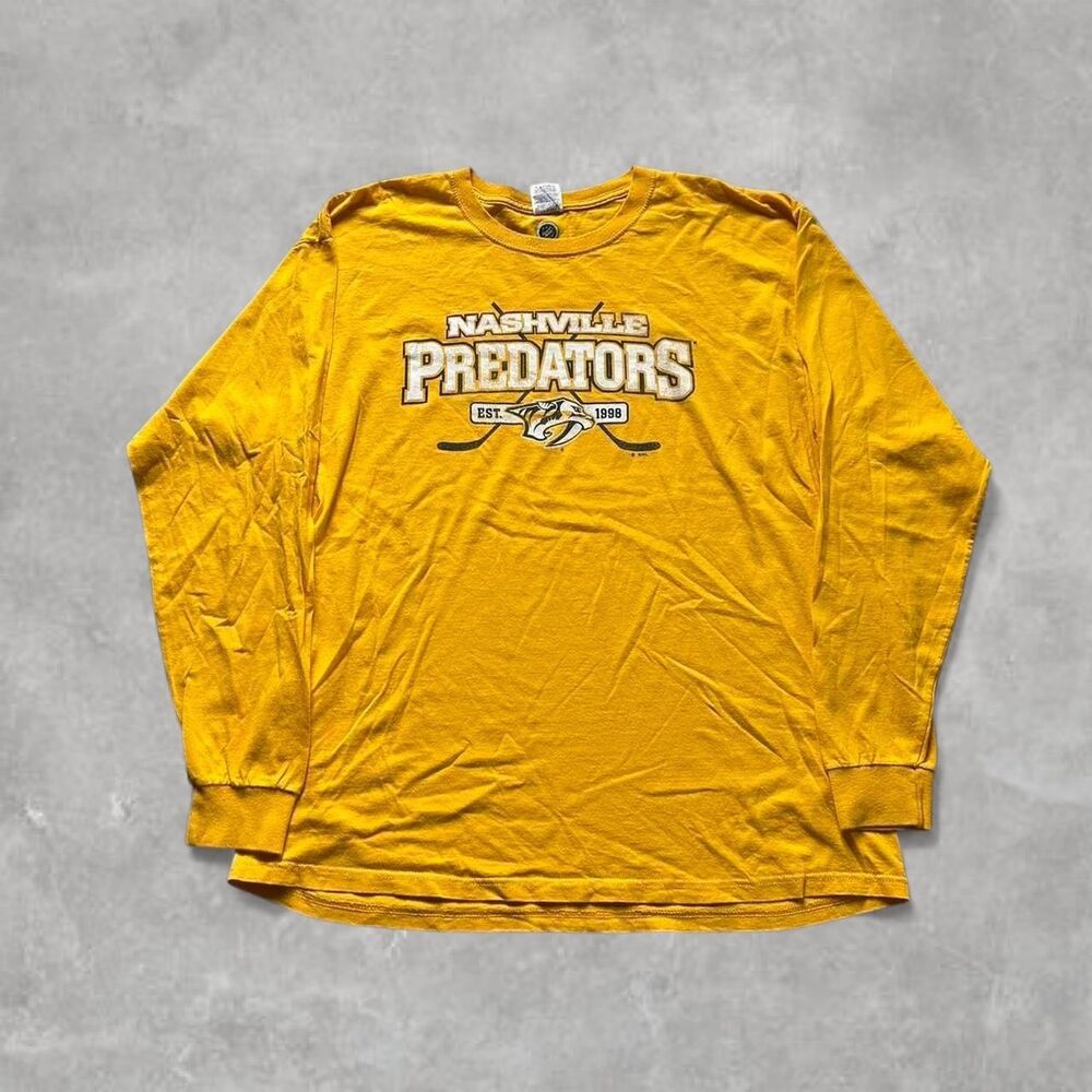 Nhl Men's Yellow T-shirt